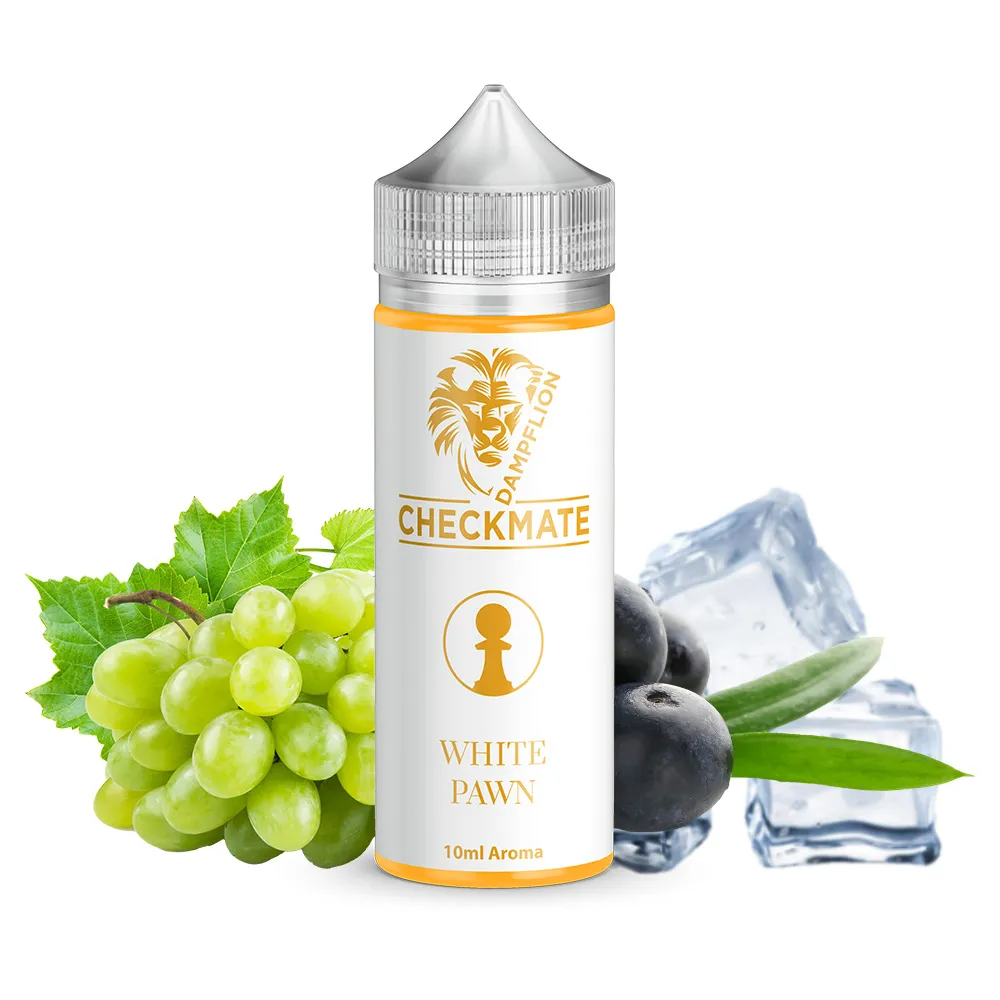 Dampflion Aroma White Pawn 10ml in 120ml Flasche – Bild 2