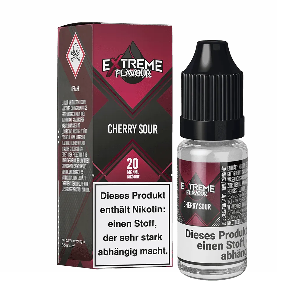 Extreme Flavour – Cherry Sour – 20mg 10ml Hybrid-Nikotinsalzliquid C