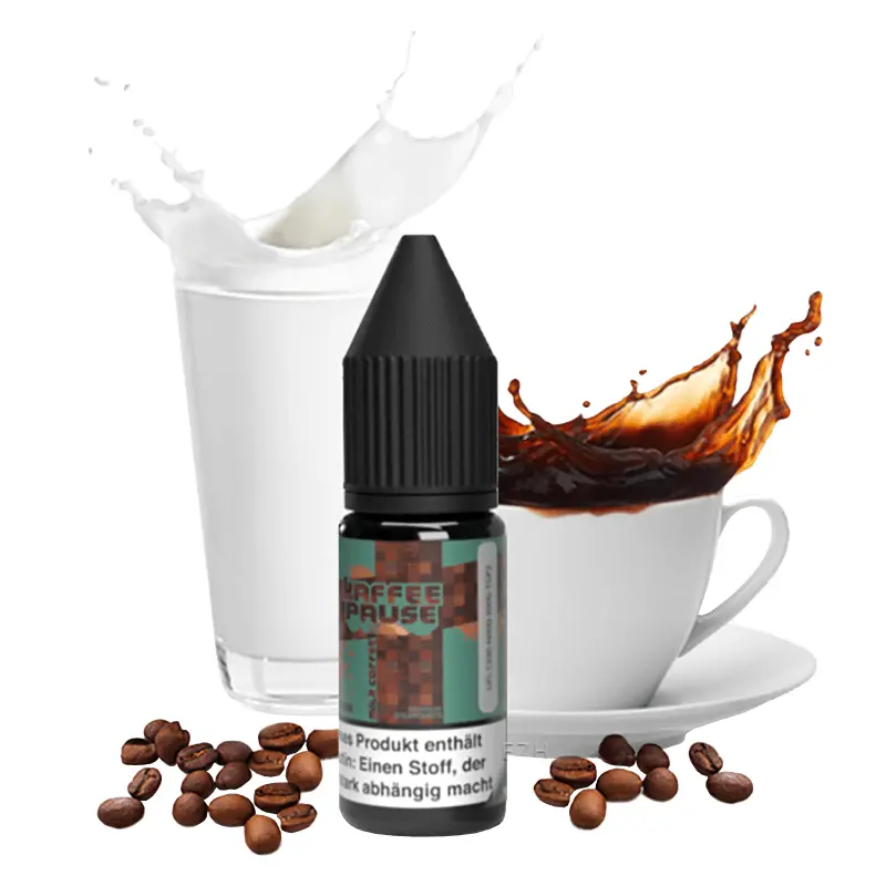 Kaffeepause by Steamshots – Milk Coffee – 10 ml Nikotinsalz Liquid