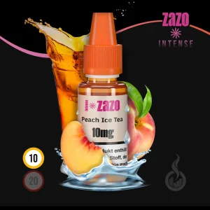 ZAZO INTENSE Peach Ice Tea Nikotinsalz Liquid – 10 ml