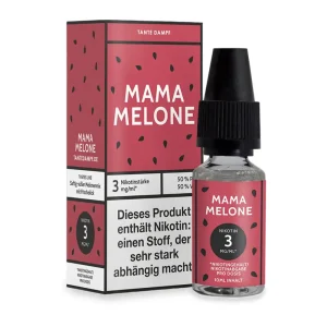 Tante Dampf – Mama Melone – Liquid (Nikotinliquid, 10 ml, 50% VG / 50% PG)