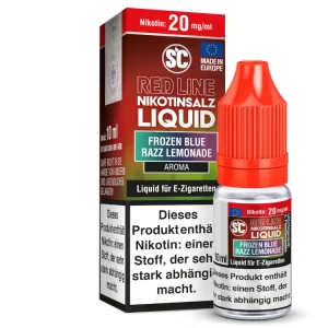 SC Liquid – Frozen Blue Razz Lemonade – Nikotinsalz (Nikotinsalzliquid, 10 ml, 50% VG / 50% PG)