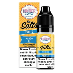 Dinner Lady – Mango Ice – NicSalt (Nikotinsalzliquid, 10 ml, 50% VG / 50% PG)