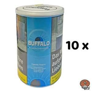 10x Buffalo Blue / Blau Volumentabak Dose à 75g