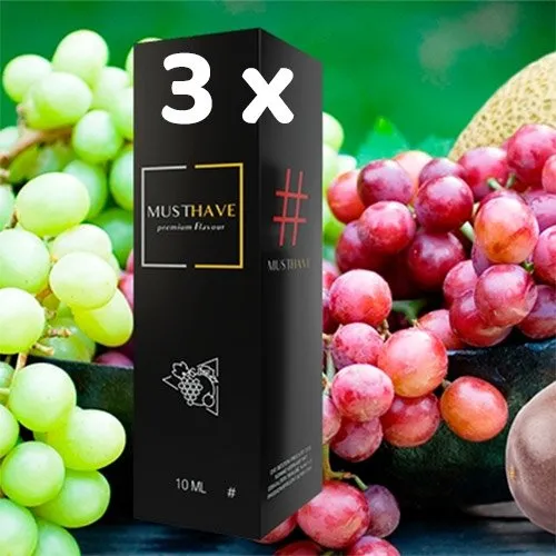 3 x MUSTHAVE # 10ml Früchte Aroma, Longfill