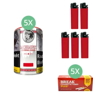 Mohawk Original Blend 5 x 115g mit 1000 Plus Hülsen