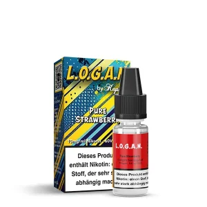 L.O.G.A.N. Nikotinsalz – Pure Strawberry – 10ml Liquid 10mg