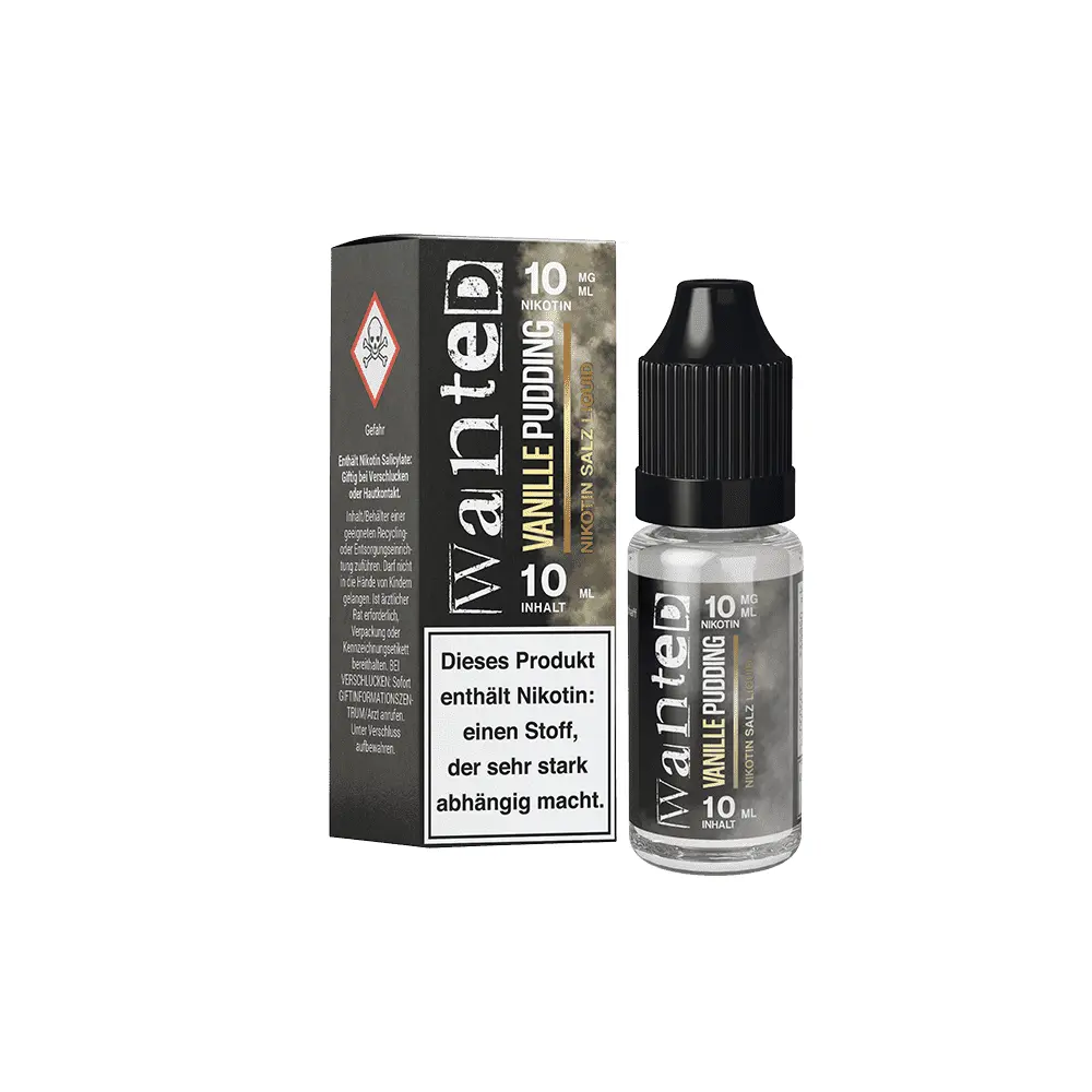 Wanted Nikotinsalz Vanillepudding Overdosed Liquid – Bild 2
