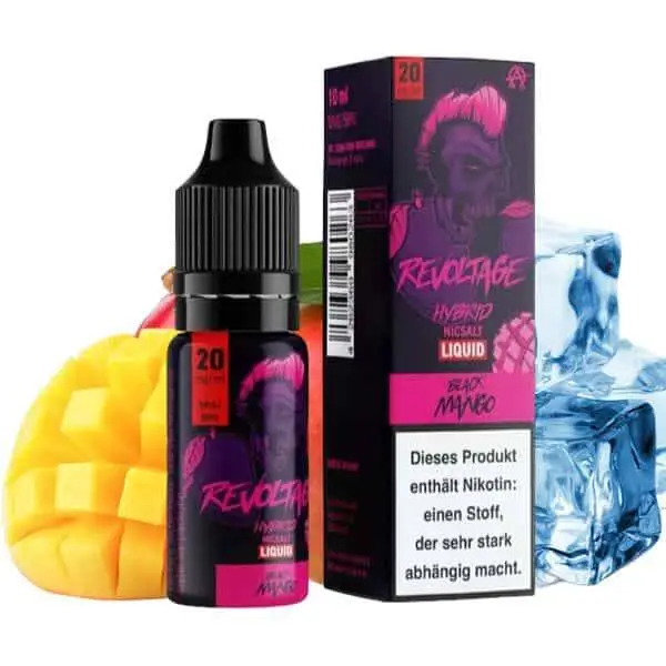 Revoltage Nikotinsalz Liquid Black Mango – Bild 2