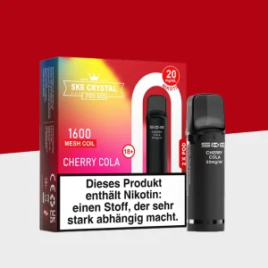 SKE Crystal 800 Pro – Cherry Cola – Pod (2er Pack)