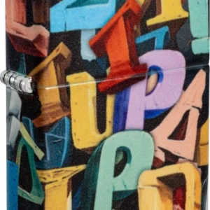 ZIPPO 540 color „Abstract Letters“ 60007394