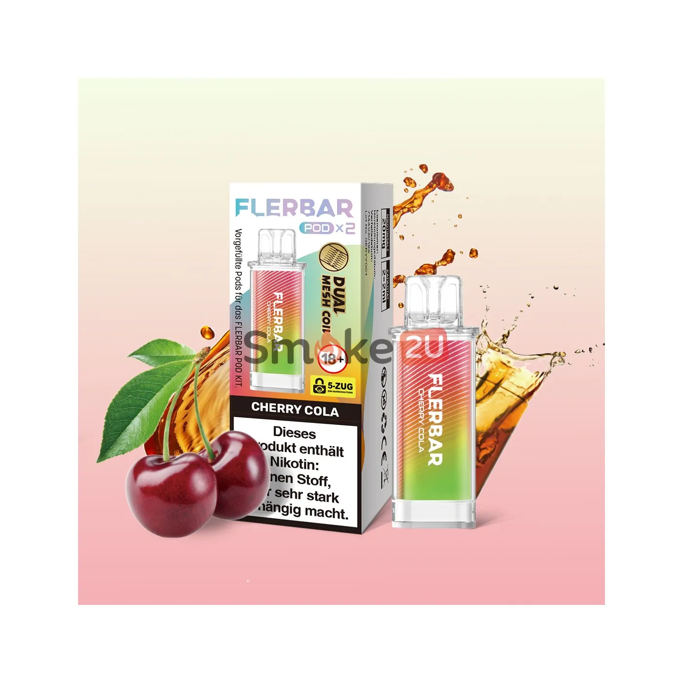 Flerbar Pod (2er Pack) – Cherry Cola