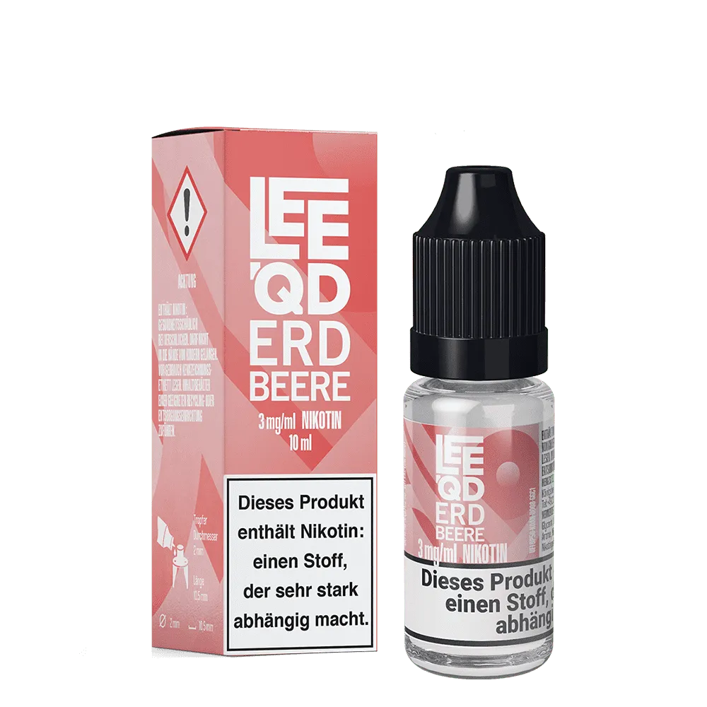 LEEQD Liquid – Fruit Erdbeere – 3mg 10ml