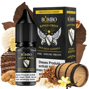 Kings Crest Nikotinsalz – Don Juan Aldonza – 10ml Liquid
