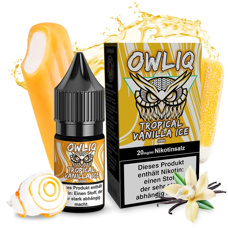 OWLIQ Nikotinsalz Tropical Vanilla Ice 10ml
