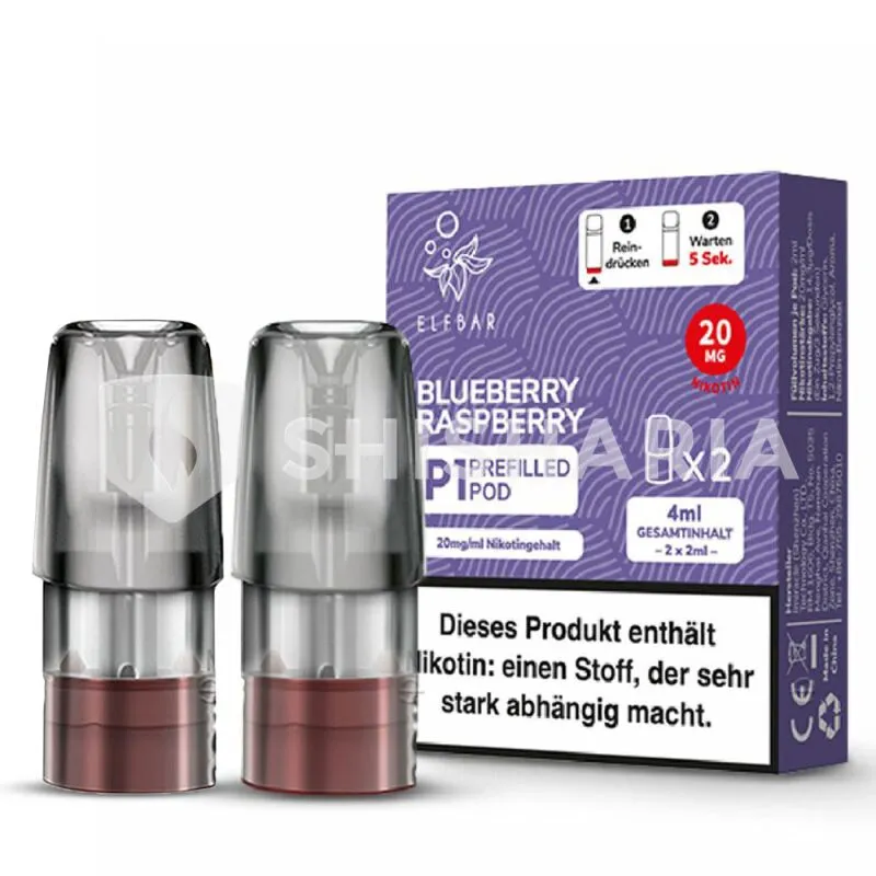 Elfbar Mate500 Pods E-Zigarette – Blueberry Raspberry