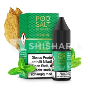 Pod Salt Origin Liquid E-Zigarette 10ml – Menthol Tobacco – 11mg