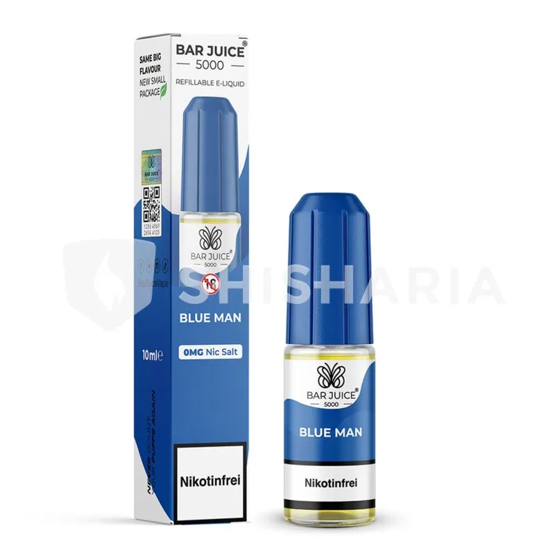 Bar Juice 5000 Liquid E-Zigarette 10ml – Blue Man – Nikotinfrei – Bild 2
