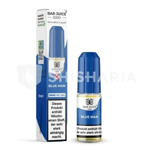 Bar Juice 5000 Liquid E-Zigarette 10ml – Blue Man – 20mg