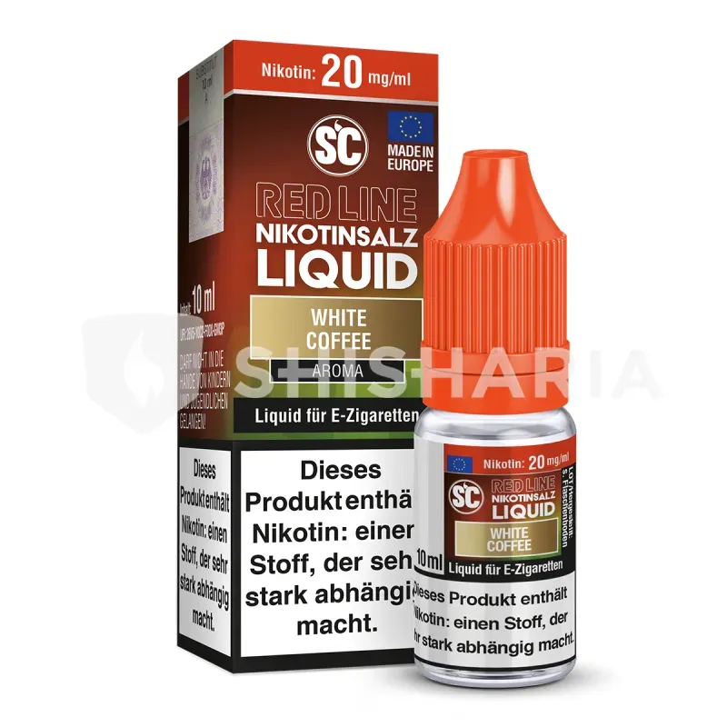 SC Liquid Red Line E-Zigarette 10ml – White Coffee – 20mg – Bild 2