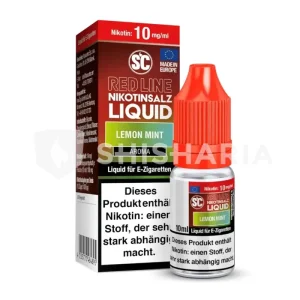 SC Liquid Red Line E-Zigarette 10ml – Lemon Mint – 10mg
