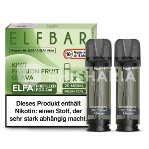 Elfbar Elfa Pods E-Zigarette – Kiwi Passionfruit Guave