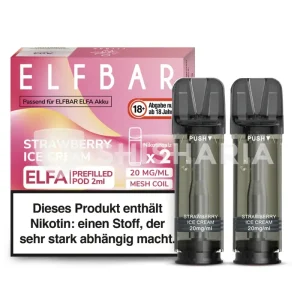 Elfbar Elfa Pods E-Zigarette – Strawberry Ice Cream