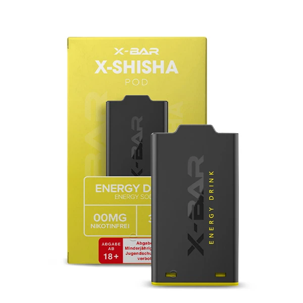 X-Shisha by X-Bar Pod – Energy Drink 0mg Shisha Liquid – Bild 2