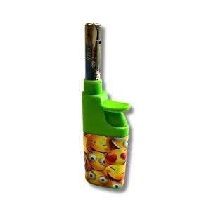 Lux Stabfeuerzeug Smileys Grün