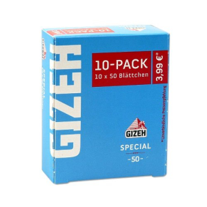 Gizeh Zigarettenpapier Blau Special Sparpack 10×50 Blatt