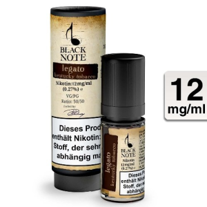 Black Note Legato Liquid 12 mg
