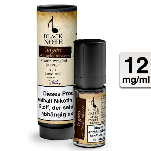 Black Note Legato Liquid 12 mg – Bild 2