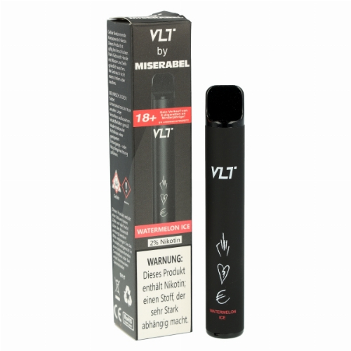 VLT by Miserabel 800 Einweg E-Zigarette 20mg Watermelon Ice