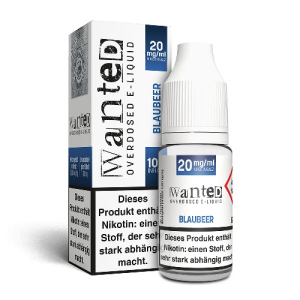 Wanted Overdosed Blaubeer 20mg Nikotinsalzliquid