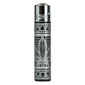 Clipper Feuerzeug Metall Good Grass Schwarz