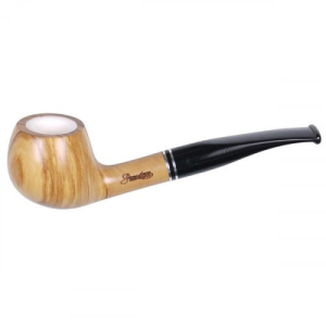 Passatore Pfeife Oliva con schiuma Half-Bent