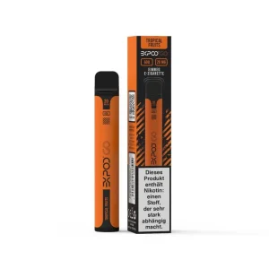 EXPOD GO – Einweg POD E-Zigarette – 20mg/ml Nic Salt Tropical-Fruits-Einzeln