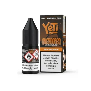 YeTi Overdosed – Nikotinsalz Liquid 10ml – Piercing Peach-10 mg/ml